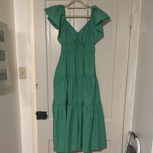Elegant Green Women's Dress